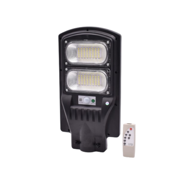 LAMPARA REFLECTOR 100W CON PANEL SOLAR PARA POSTE *ENVIO INCLUIDO*