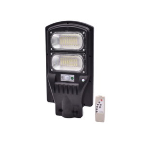 LAMPARA REFLECTOR 100W CON PANEL SOLAR PARA POSTE *ENVIO INCLUIDO*