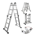 ESCALERA PLEGABLE 12 PASOS ALUMINIO *ENVIO INCLUIDO*