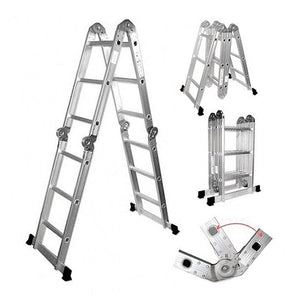 ESCALERA PLEGABLE 12 PASOS ALUMINIO *ENVIO INCLUIDO*